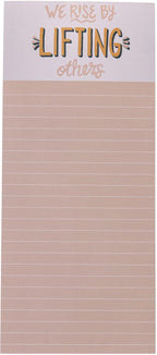 Graphique “We Rise” Magnetic Notepad | 100 Tear-Away Sheets | Grocery, To-Do by GraphiquedeFrance