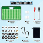 Torlam Magnetic Dry Erase Coach Board, Basketball Coaching Clipboard - Image 7