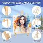 ESRICH 16Pack 11.8" Wood Easels, Tabletop Easel - Image 4
