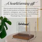 Nutritionist Gift for Women and Men, Thank You Desk Sign for Dietitian or - Image 4