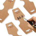 200PCS Bracelet Display Cards Sturdy Necklace Holder Cards Self Adhesive - Image 3