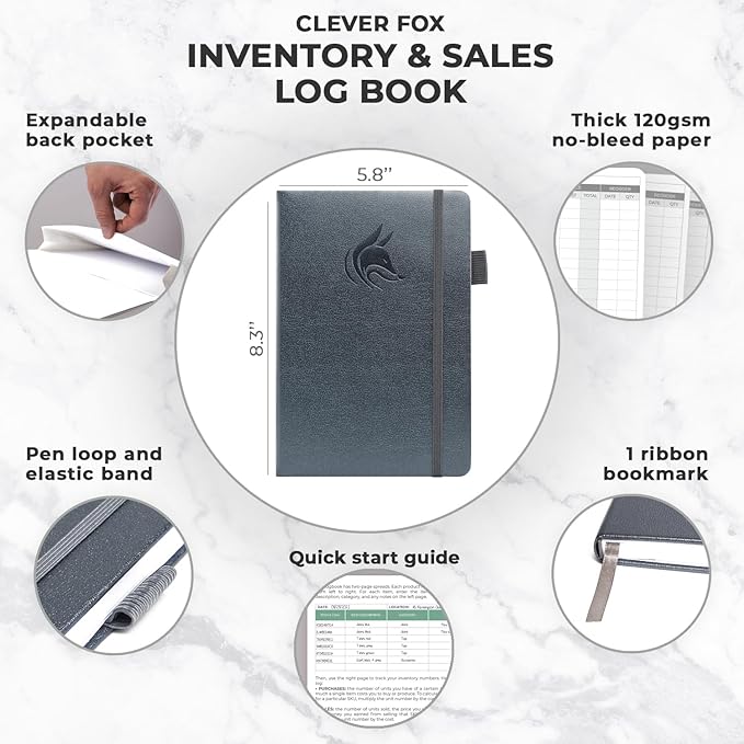 Clever Fox Inventory & Sales Log Book - Image 2