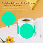 3 Inch Round Color Coding Labels - Image 2
