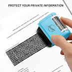 Miseyo Wide Identity Theft Protection Roller Stamp Set - Image 4
