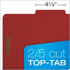 Pendaflex Recycled Classification File Folders, 2 Dividers, 2/5 Tab Cut - Image 5