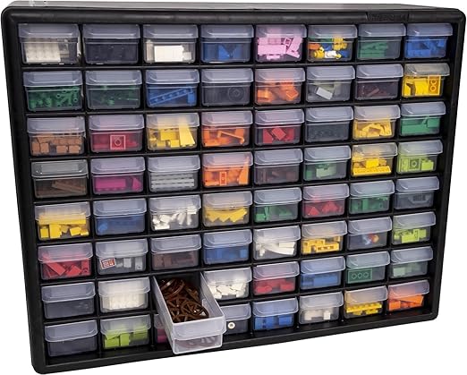 Akro-Mils 64-Drawer Plastic Drawer Storage Cabinet - Image 12