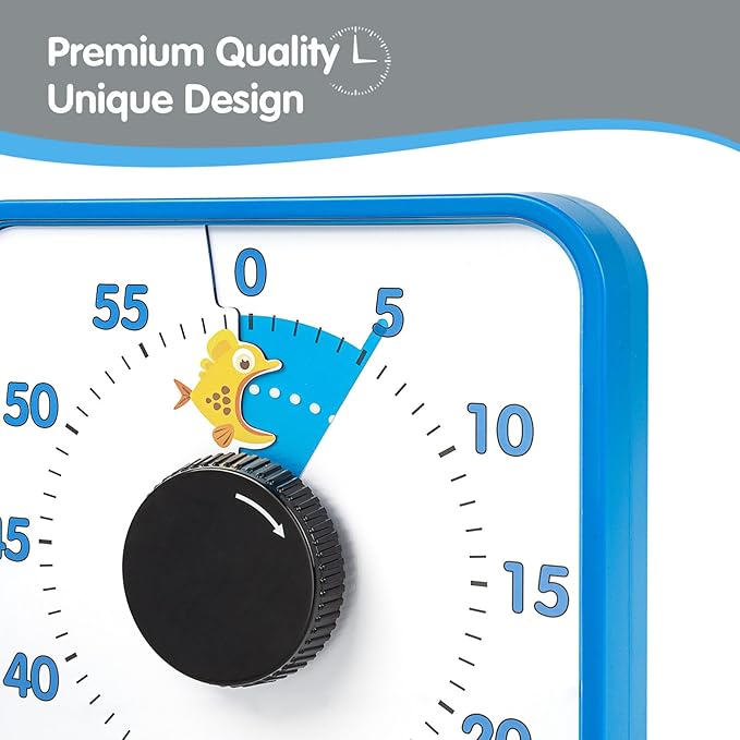 Visual Timer 7.5 inch, 60-Minute Countdown Timer - Image 4