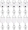 Retractable Badge Holder with Carabiner Reel Clip and Key Ring by moeverEx