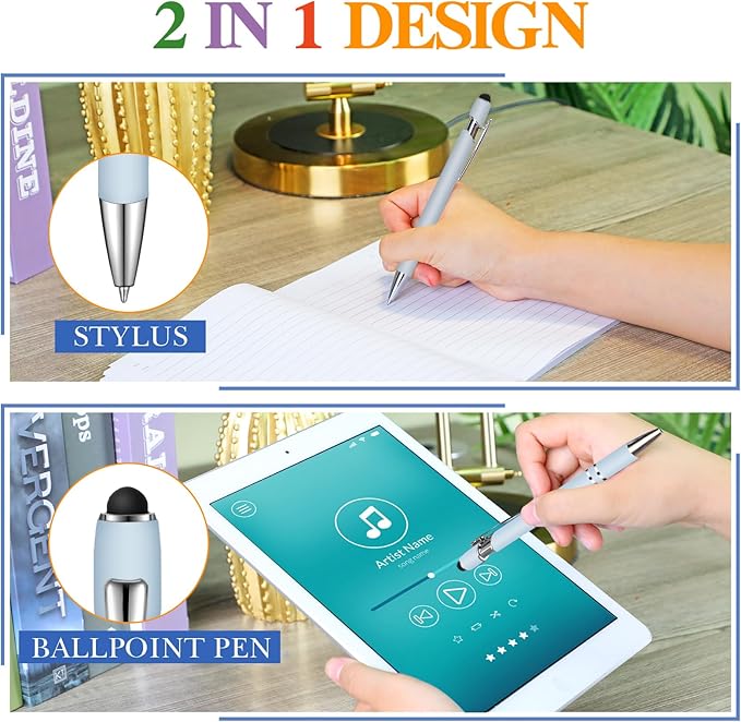Zonon 38 Pieces Rubberized Ballpoint Pen - Image 5