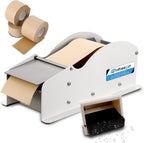 Frifreego Water-Activated Tape Dispenser, Manual Width-Adjustable Kraft Gum