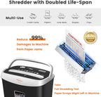 VidaTeco Paper Shredder for Home Office Heavy Duty - Image 3
