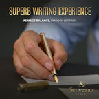 Scriveiner Personalized Gold Fountain Pen - Image 4