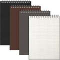 Engrowtic 3 Pack Graph Paper Spiral Notepad A5 Top Wirebound Notepad Grid by Engrowtic