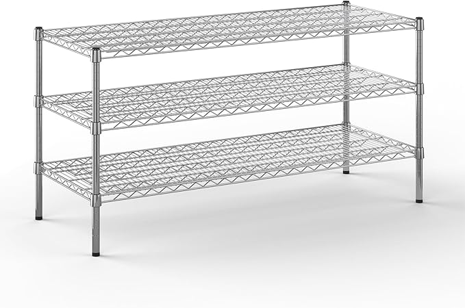 Regal Altair 21" Deep x 54" Wide x 27" Height Wire Shelving Kit | 3-Tier | NSF by Regal+Altair