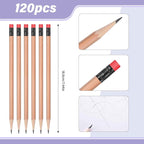 TecUnite 120 Pcs #2 HB Pencils - Image 2