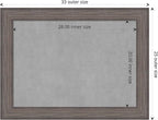 Amanti Art Grey Framed Magnetic Board 25x33 Medium Vision Board - Image 4