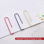 NEEWAY 200pcs Large Paper Clips, 2 Inch Jumbo Paper Clip, Ceative Colored - Image 4