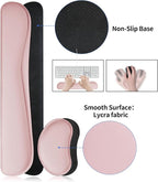 Bloss Leather Desk Pad and Keyboard Wrist Rest, Large Mouse Pad + Keyboard - Image 4