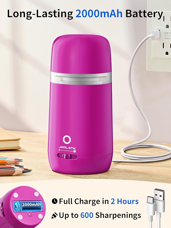 JARLINK Automatic Electric Pencil Sharpener - Image 5