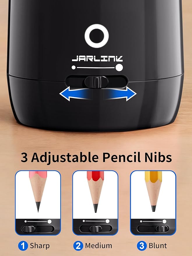 JARLINK Automatic Electric Pencil Sharpener - Image 4