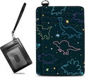 BWEGRHE Small Travel Wallets, Fun Dinosaurs Slim Minimalist Front Pocket Wallet by BWEGRHE