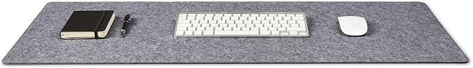 Wolvende Premium Felt Desk Mat | Large 15.75" x 36" | Multifunctional Desk Pad - Image 2
