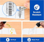 L LIKED 1" x 2" Blank Removable Labels - Image 5