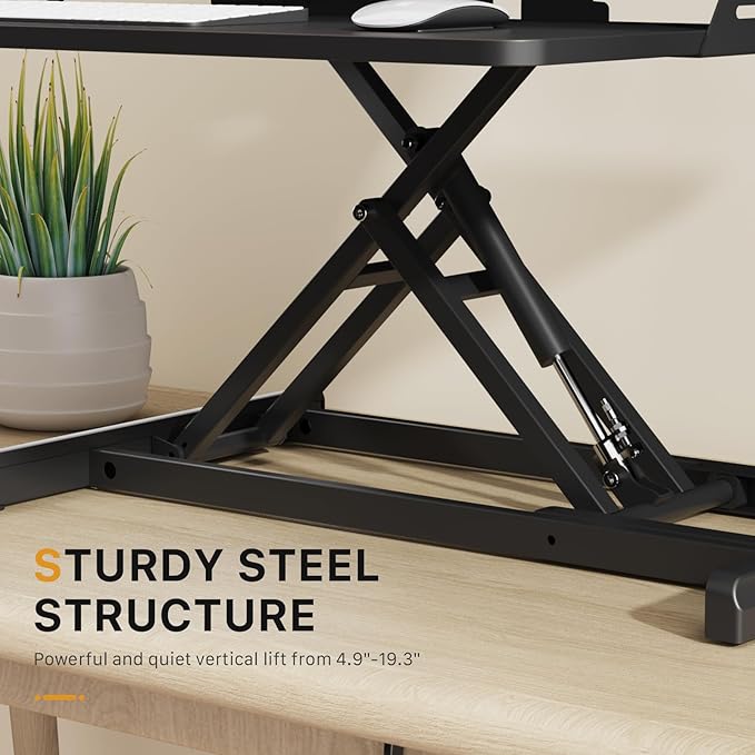 JOY worker Standing Desk Converter, Desktop Workstation Riser - Image 8