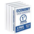 Samsill 1 Inch 3 Ring Binders, Made in USA, Economy Round Ring, 200 Sheet by Samsill