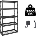 Shuntong The Atlas 30" W x 12" D x 60" H Adjustable Garage Storage Shelves Load by Shuntong