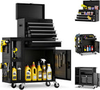 5 drawer rolling tool chest, 3-in-1 assembled tool shown in use