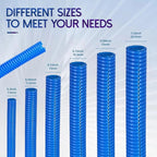 Split Wire Loom Tubing, 25ft Cord Protectors from Pets No Chew, Flexible Wire - Image 3