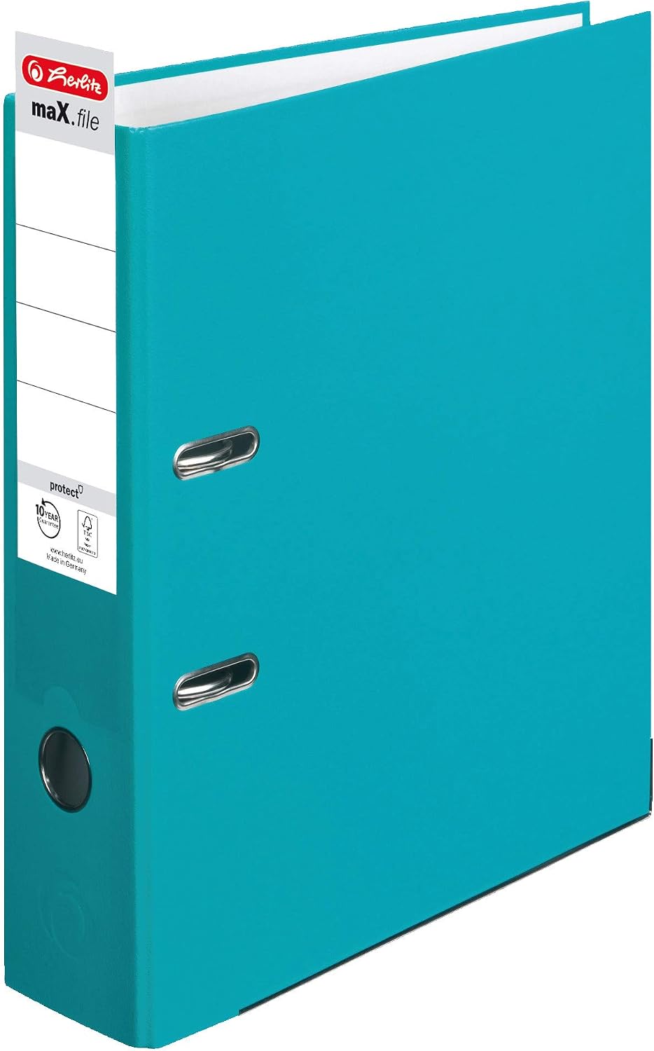 Herlitz 5480306 Lever Arch File A4 8 cm Turquoise