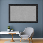 Amanti Art Black Framed Magnetic Board 28x44 Large Vision Board - Image 5