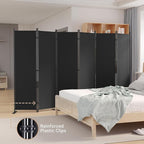 C-Hopetree 6 Panels Room Divider, 6 Ft Tall Indoor Folding Privacy Screen - Image 4