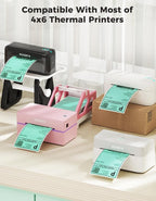 MUNBYN Green 4"x6" Direct Thermal Shipping Labels, Commercial Grade Permanent - Image 3