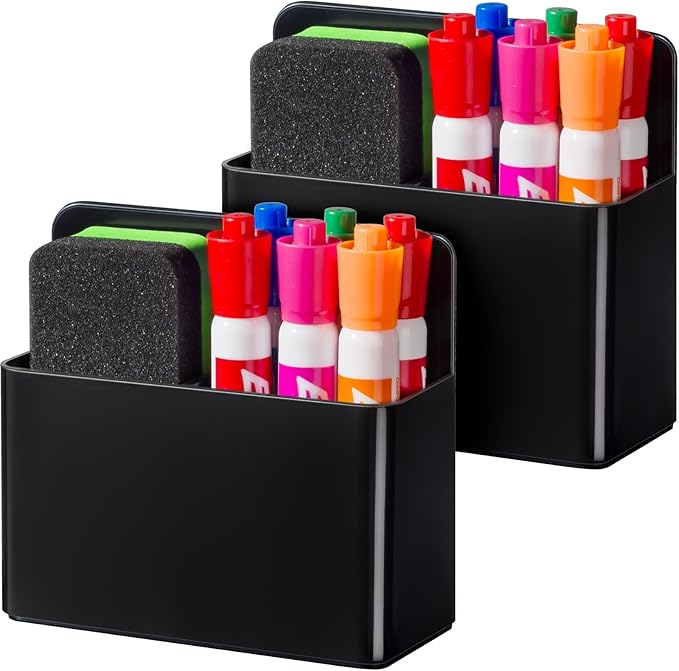 BEYGORM 2 Pack Plastic Magnetic Pen Holder by BEYGORM