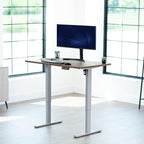 VIVO Electric 48 x 30 in Rustic Standing Desk, Memory Height Adjustment - Image 2