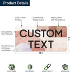Custom Sign, Custom Street Sign, 11 Font Colors, 13 Font Styles, 4 Hole Options - Image 6