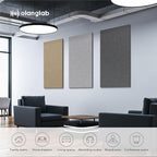 Olanglab Acoustic Panels 2 Pack, Fabric Wrapped Sound Proof Foam Panels - Image 8
