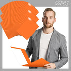 Jutom 50 Pcs 2 Pocket Glossy Paper Folders Glossy Paper Laminated Portfolios - Image 3