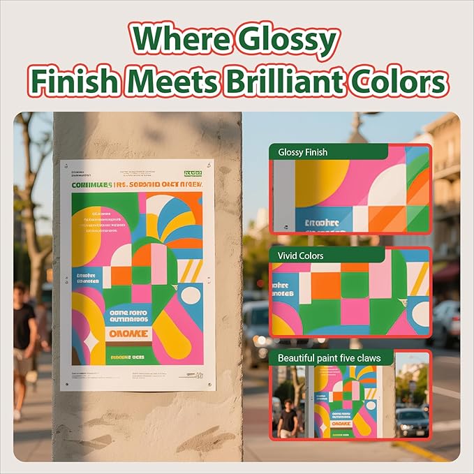 Uinkit Glossy Photo Paper 11x17 Inches 100 Sheets - Image 5