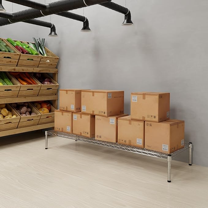Regal Altair 21" Deep x 60" Wide x 8" Height Wire Shelving Kit | 1-Tier | NSF - Image 5