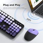 MOFII Wireless Keyboard and Mouse Combo, Full Size 2.4G Plug and Play - Image 2