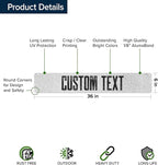 Custom Sign, Custom Street Sign, 11 Font Colors, 13 Font Styles, 4 Hole Options - Image 6