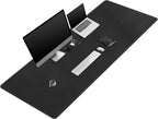 Mydours Extra-Long 67" x 24" Desk Mat, PU Leather Surface by Mydours