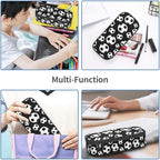 Black And White Soccer Ball Pencil Case Big Capacity Storage Pencil Pouch - Image 8