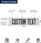 Custom Sign, Custom Street Sign, 11 Font Colors, 13 Font Styles, 4 Hole Options - Image 6