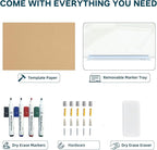 J&J worldwide Glass Whiteboard 47"x35", Magnetic White Board Glass Dry Erase - Image 5