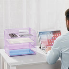 Marbrasse 4 Tier Paper Organizer Letter Tray - Image 6